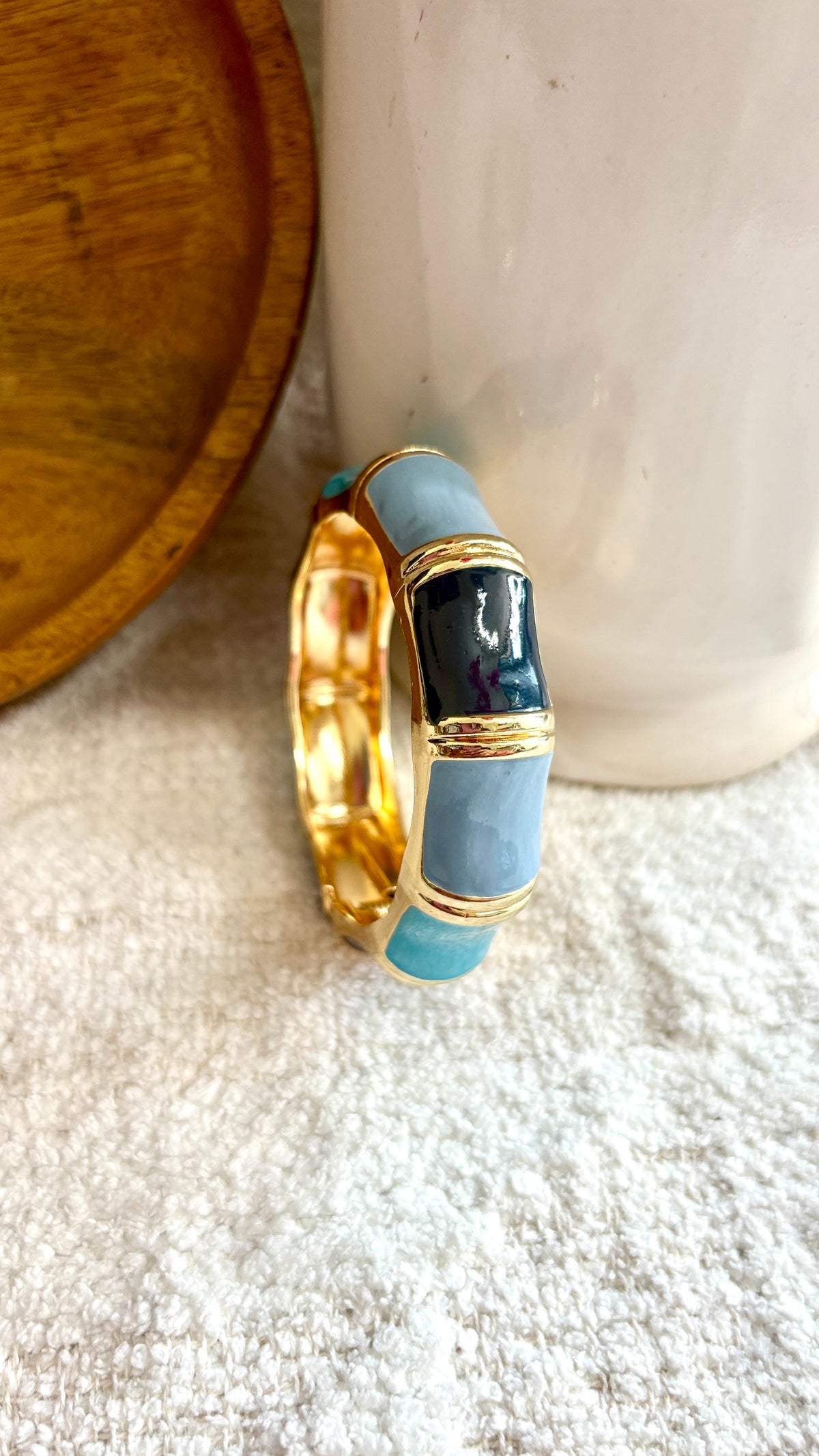 Ocean Wave Enamel Kada