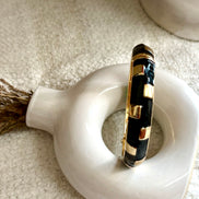 Midnight Enamel AntiTarnish Kada