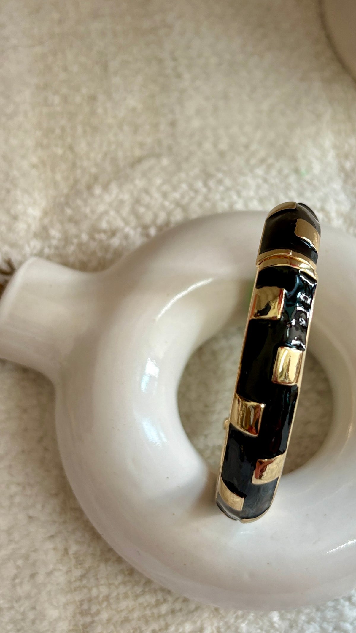 Midnight Enamel AntiTarnish Kada