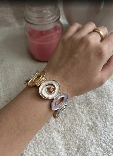Pastel Whirlpool Cuff.