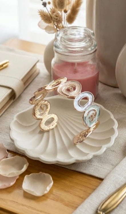 Pastel Whirlpool Cuff.