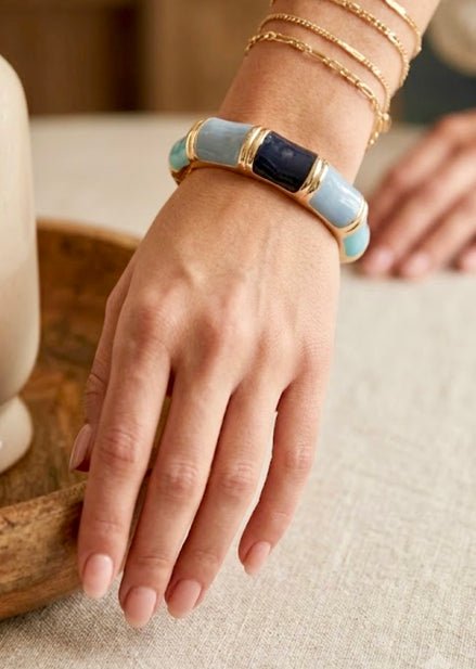 Ocean Wave Enamel Kada