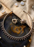 Pearl-Kissed Moon Hasli & Jhumka Set.