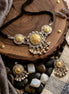 Golden Sunflower Choker Set