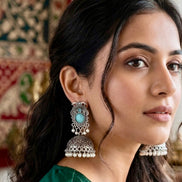Black Oxidised jhumki