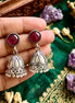 The Plum Berry Jhumkis