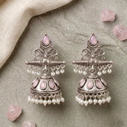 Oxidised Silver Jhumki