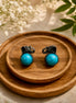 Oxidized Silver Elephant-Head Stud