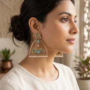 Turquoise Meadow Dangler Earrings