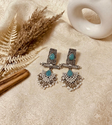 Firoza Ghungroo Earrings