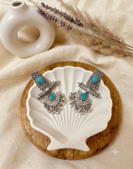 Firoza Ghungroo Earrings