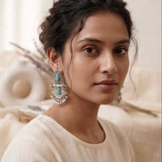 Firoza Ghungroo Earrings