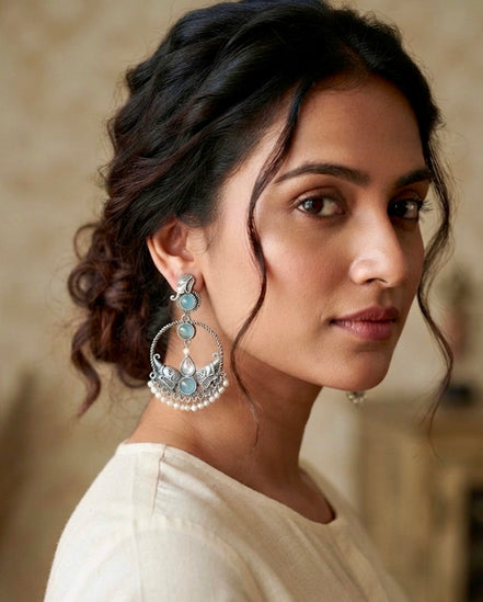 Royal Oxidised Danglers