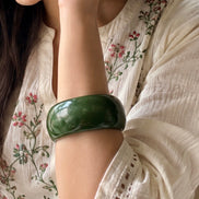 The Emerald Marble Cuff