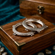 Vrinda Ghungroo Oxidised kada