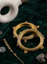 GOLDEN Oxidized Ghungroo Bangles Set Of 2