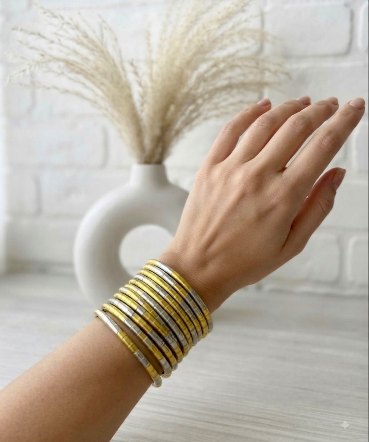 Cleopatra Coil GOLDENSILVER BRACELET