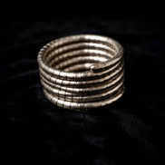 Aura silver spiral