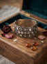 Zoya Mirror-Work Silver Cuff