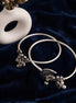 Meera Ghungroo Oxidised Openable Kada Set Of 2