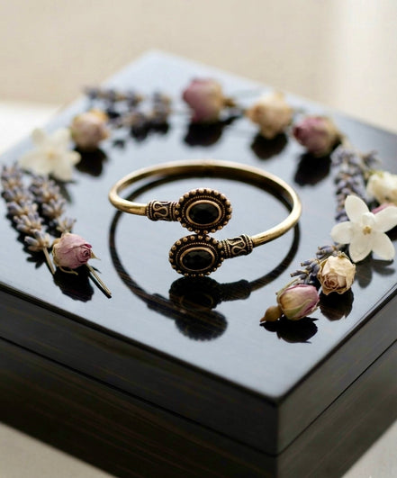 "Meera" Golden Cuff
