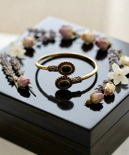 "Meera" Golden Cuff