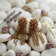 Amber Dewdrop Earrings