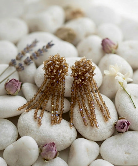 Amber Dewdrop Earrings