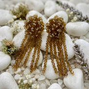 Amber Dewdrop Earrings