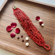 MooseRed Multi-Strand Beaded Bracelet