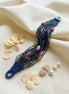 Twilight Multi-Strand Indigo Beaded Bracelet