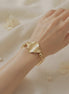 Golden Rhombus Open Cuff