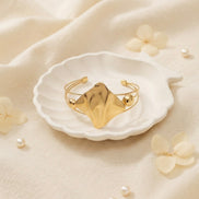 Golden Rhombus Open Cuff