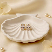 Aura Oval Studs