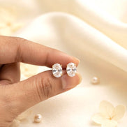 Aura Oval Studs