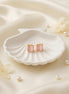 Blush Quartz Studs