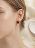 Crimson Candy Studs
