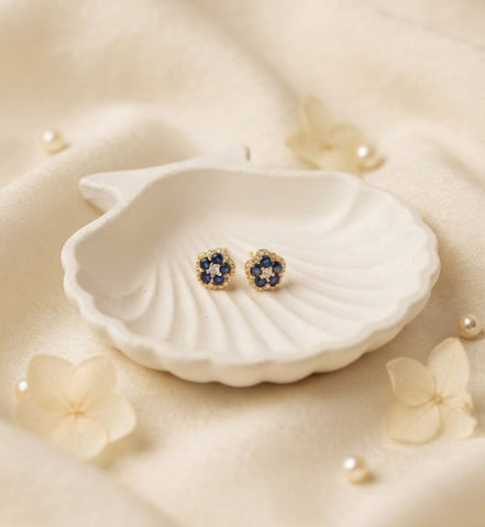 Blue Bon Bon studs