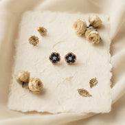 Blue Bon Bon studs