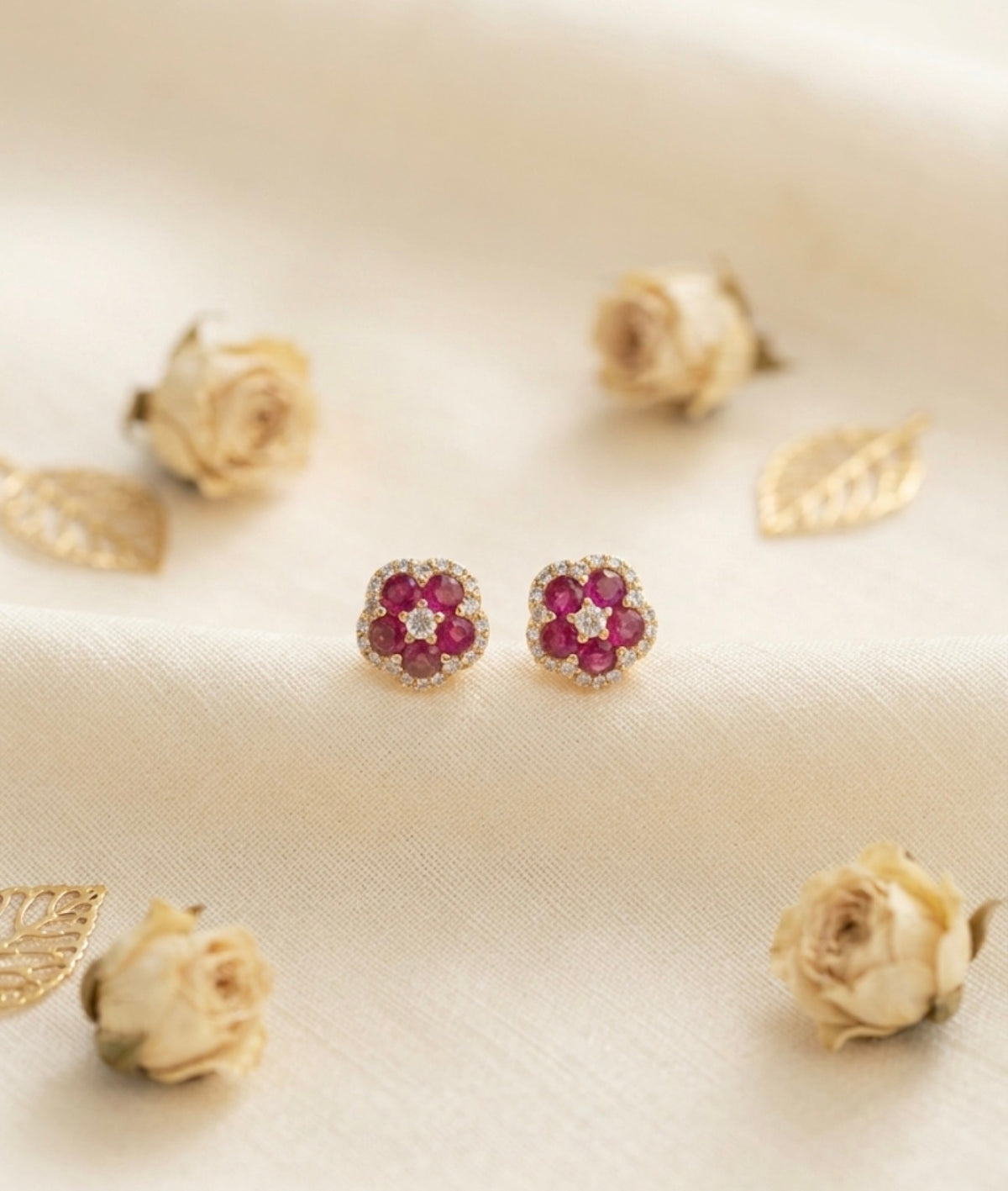 Rosebud Studs