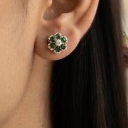 Matcha Blossom Studs