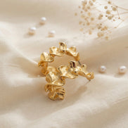 Ruffle C-Hoops