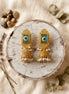 Mint Daisy Jhumkis