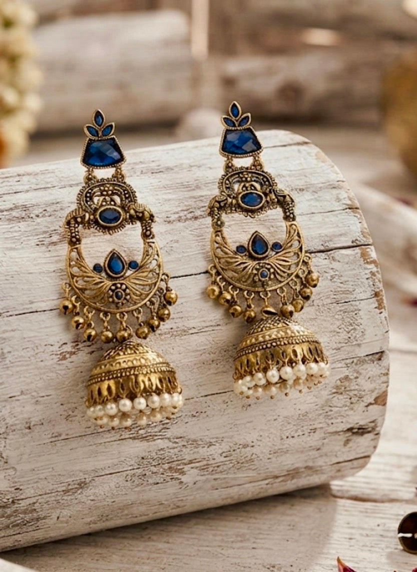 Jodhpur Midnight Danglers