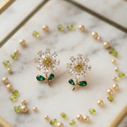 AD flower Earrings