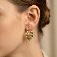Heart lobe Earrings