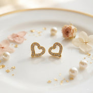 Tiny Heart Studs