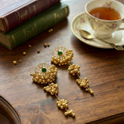 Flower of the Moon KASHMIRI Earrings