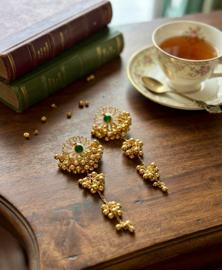 Flower of the Moon KASHMIRI Earrings
