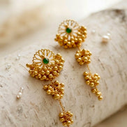 Flower of the Moon KASHMIRI Earrings